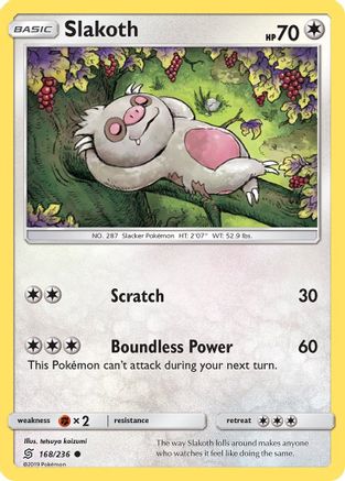 SM - Unified Minds Slakoth (168) #168