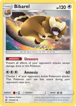 SM - Unified Minds Bibarel #172