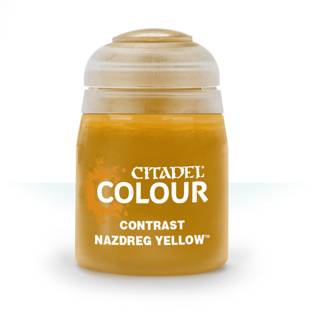 Citadel Contrast Paint: Nazdreg Yellow (18ml) - Citadel Paint Pots ...