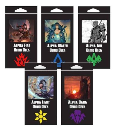 Argent Saga TCG: Alpha Intro Demo Decks [Set of 5] - Intro Decks - 2019 ...