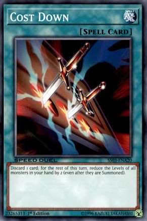 Cost Down - Speed Duel Decks: Ultimate Predators - YuGiOh