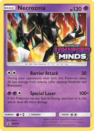 SM Promos Necrozma - SM204 (Prerelease) #SM204