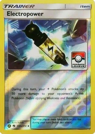 League & Championship Cards Electropower - 172a/214 (Pokemon League) #172a