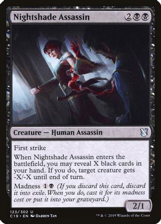 Nightshade Assassin - Commander 2019 - Magic: The Gathering