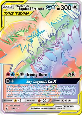 Articuno - Zapdos - Moltres - Pokemon Legendary 3 Card Lot -  036/195-048/185-021/172 - Silver Tempest