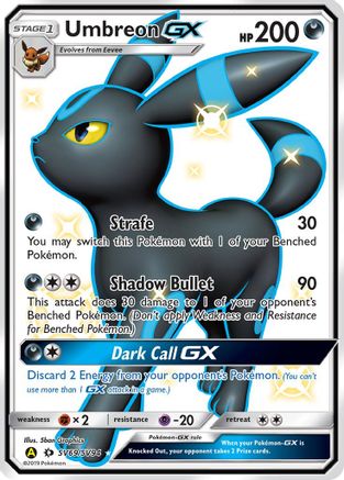 Umbreon Gx Hidden Fates Shiny Vault Pokemon