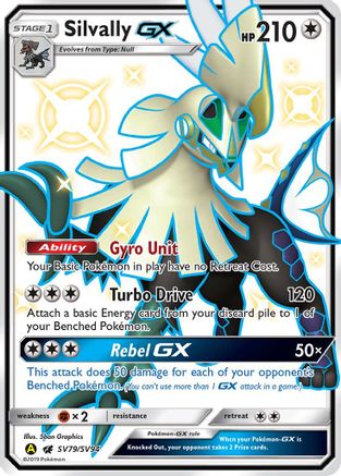Hidden Fates: Shiny Vault Silvally GX #SV79