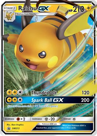 SM Promos Raichu GX #SM213