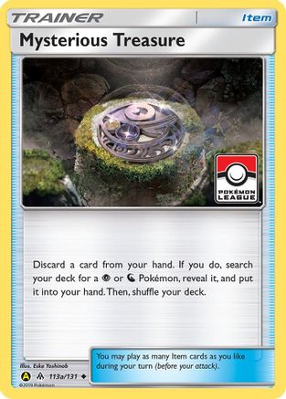 League & Championship Cards Mysterious Treasure - 113a/131 (Pokemon League) #113a