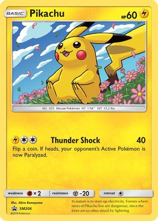 SM Promos Pikachu #SM206