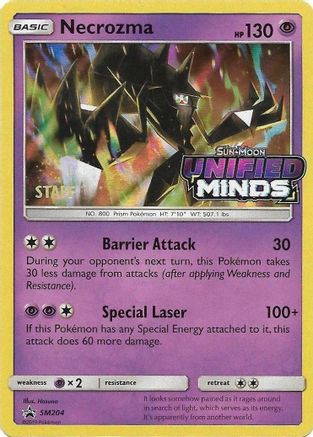 SM Promos Necrozma - SM204 (Prerelease) [Staff] #SM204