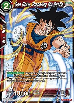 Son Goku, Preparing for Battle - Expansion Deck Box Set 07: Magnificent ...