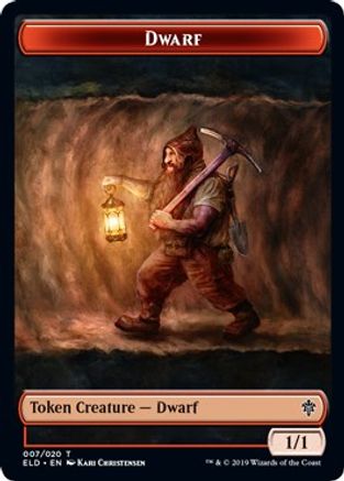 Dwarf // Food (018) Double-Sided Token