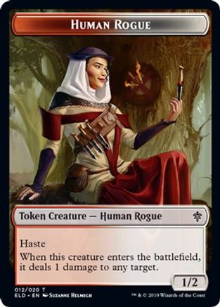 Human Rogue // Food (016) Double-Sided Token