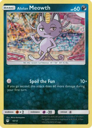 McDonald's Promos 2019 Alolan Meowth #010