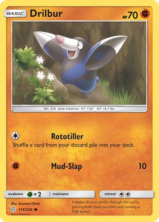 SM - Cosmic Eclipse Drilbur #114