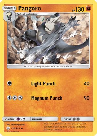 SM - Cosmic Eclipse Pangoro #120