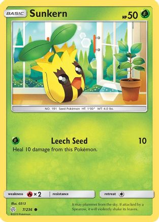 SM - Cosmic Eclipse Sunkern #7