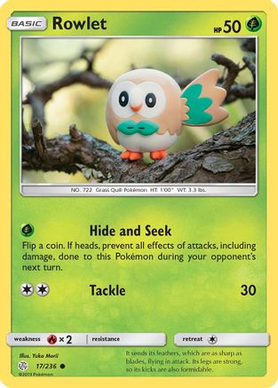 SM - Cosmic Eclipse Rowlet #17