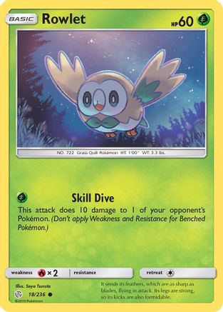 SM - Cosmic Eclipse Rowlet #18
