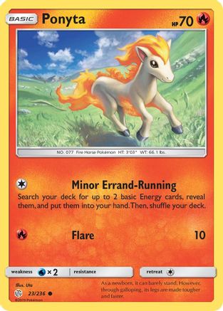 SM - Cosmic Eclipse Ponyta #23
