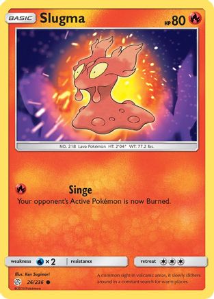 SM - Cosmic Eclipse Slugma #26