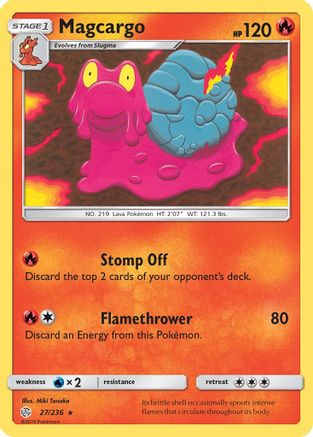 SM - Cosmic Eclipse Magcargo #27
