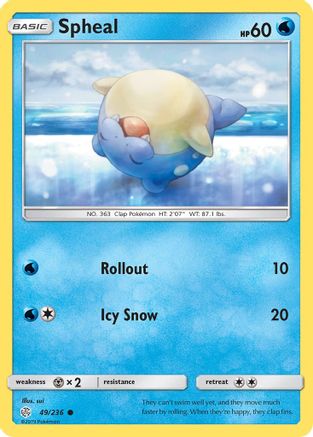 SM - Cosmic Eclipse Spheal #49