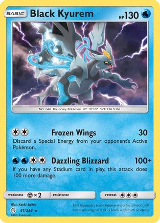 SM - Cosmic Eclipse Black Kyurem #61