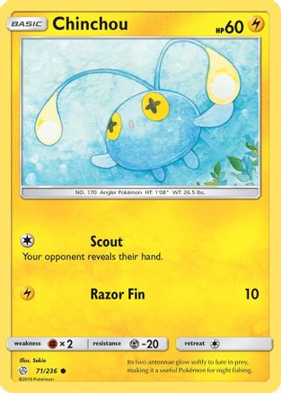 SM - Cosmic Eclipse Chinchou #71