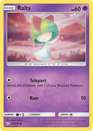 SM - Cosmic Eclipse Ralts #80