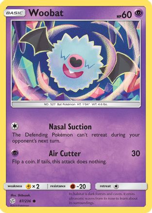 SM - Cosmic Eclipse Woobat #87