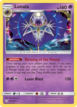 SM - Cosmic Eclipse Lunala #102