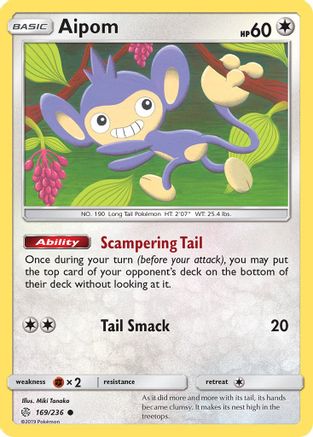 SM - Cosmic Eclipse Aipom #169