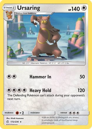 SM - Cosmic Eclipse Ursaring #172