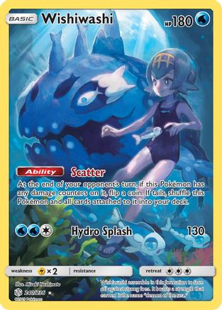SM - Cosmic Eclipse Wishiwashi (Secret) #240