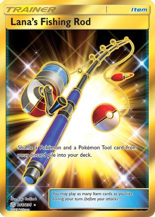 SM - Cosmic Eclipse Lana's Fishing Rod (Secret) #266