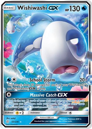 SM - Cosmic Eclipse Wishiwashi GX #63