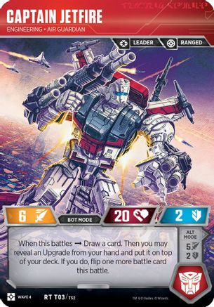 Captain Jetfire - Engineering Air Guardian - War for Cybertron: Siege ...