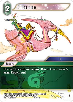 Chocobo 2-060C Common Foil Near Mint Final Fantasy TCG 2B3 