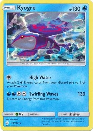 Deck Exclusives Kyogre - 53/236 (Cracked Ice Holo) #053