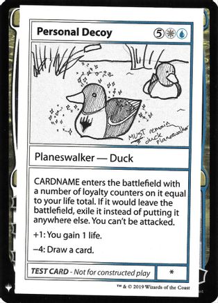 Personal Decoy