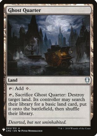 Ghost Quarter (CM2) - The List Reprints - Magic: The Gathering