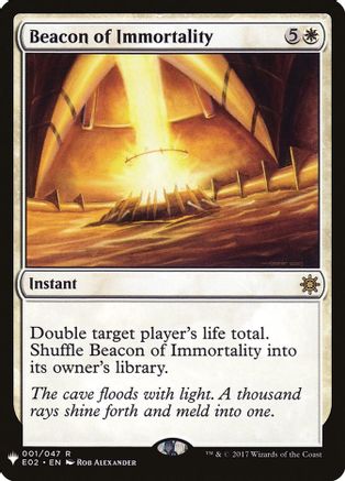 Beacon of Immortality - The List Reprints - Magic: The Gathering