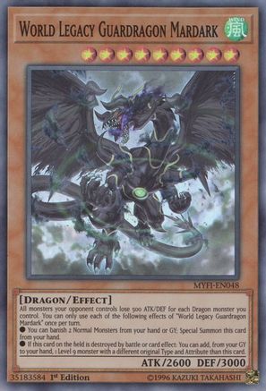 World Legacy Guardragon Mardark - Mystic Fighters - YuGiOh