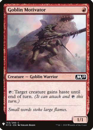 Mtg Goblin Bombardment MYSTERY BOOSTER CARD NM Condition Pack Fresh 