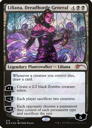 Liliana, Dreadhorde General (Stained Glass) - Secret Lair Drop Series ...