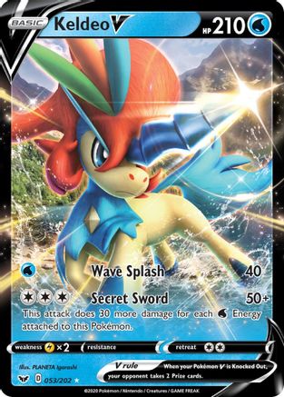 SWSH01: Sword & Shield Base Set Keldeo V #053