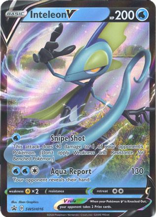 SWSH: Sword & Shield Promo Cards Inteleon V #SWSH016