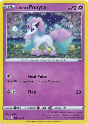 SWSH: Sword & Shield Promo Cards Galarian Ponyta #SWSH013